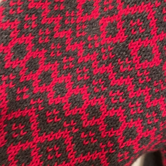 Gap Kids GapKids Small Argyle design Full Zipper Cardigan Boy’s Sz XXL Gray &Red - Picture 4 of 16